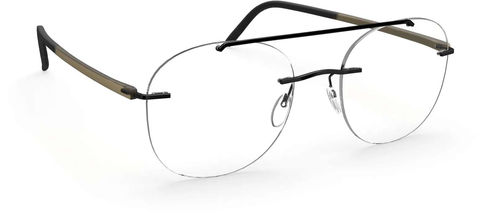 Silhouette The Wave Chassis Rimless 5567 Eyeglasses - view 16